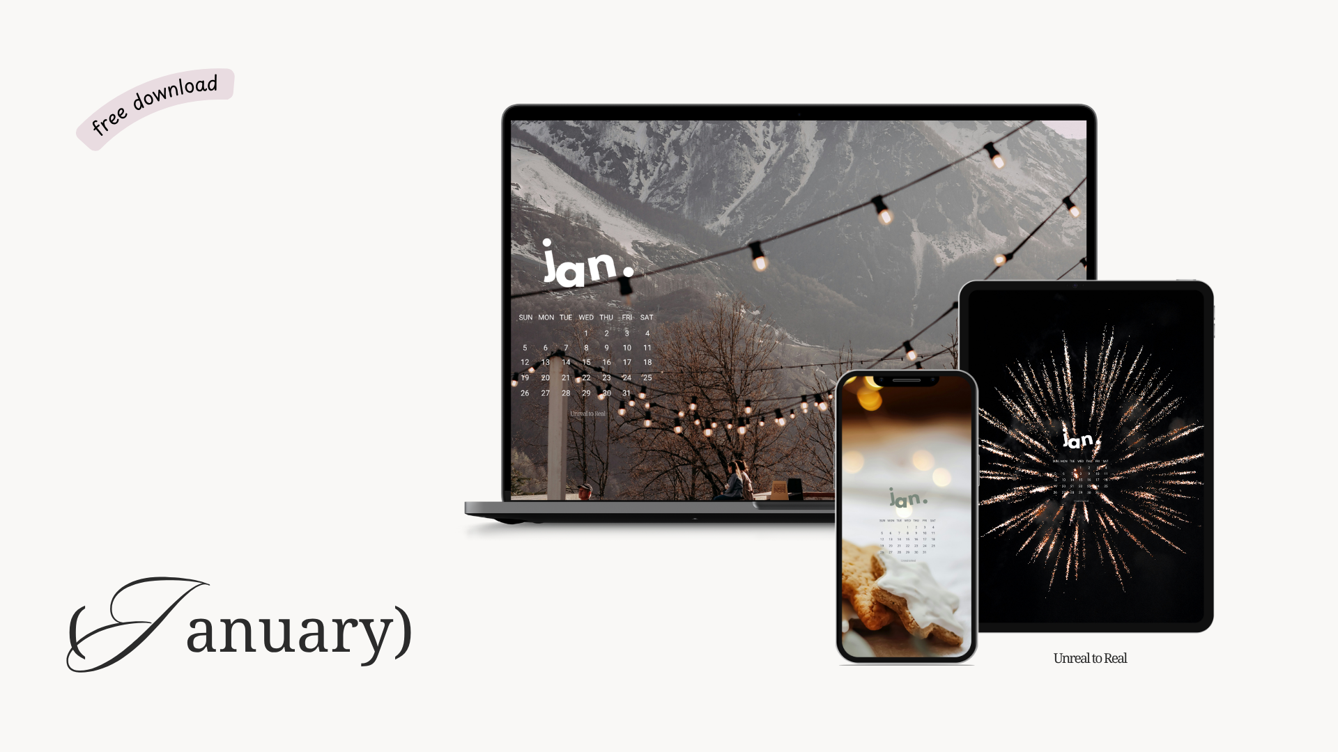 Free January Wallpapers