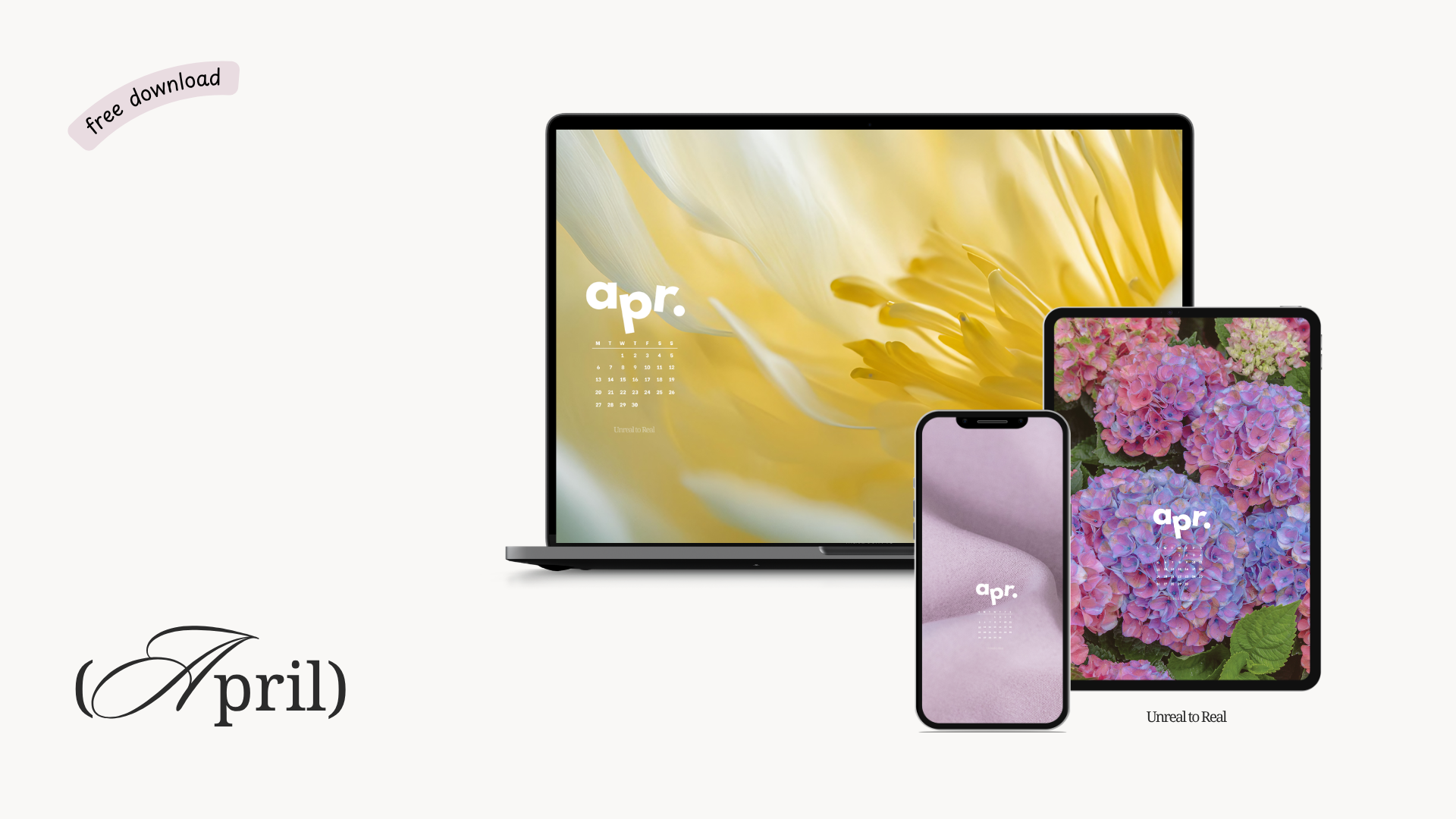 Free April 2026 Wallpapers for iPhone, iPad and MacBook